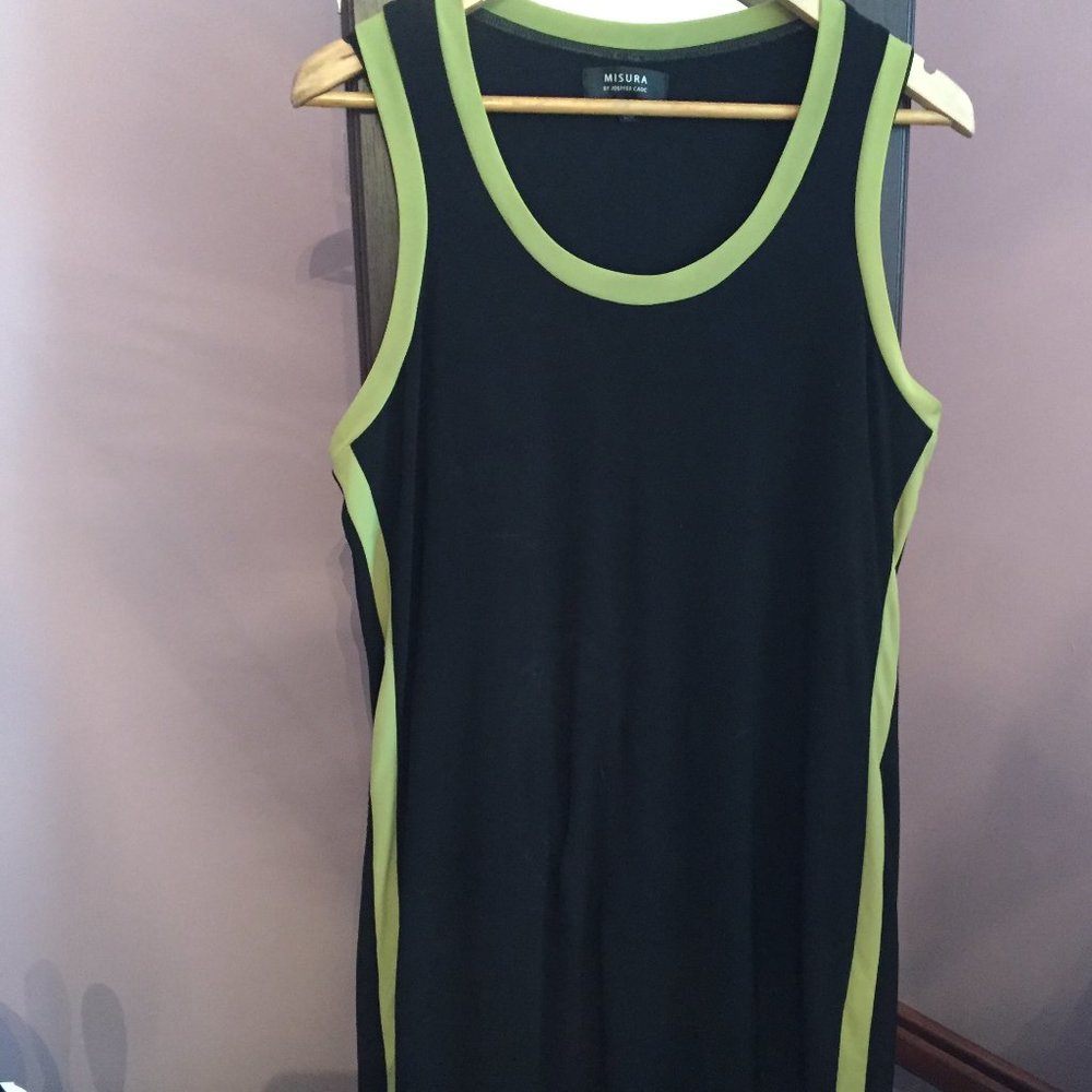Misura Fully Lined Racer Back Jersey Dress